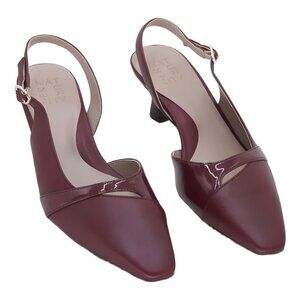 Naturalizer Emilia Slingback Kitten Heel Pump Cranberry US 8W EU 38.5